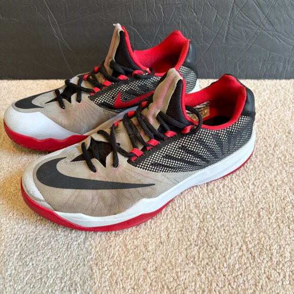 Nike Zoom Run The One James Harden Men's Basketball Shoes Size 9 Gray Black - Picture 3 of 10